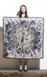 画像2: JUMA - SILK SCARF PEACOCK (2)