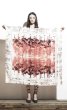 画像1: JUMA - SILK SCARF FLAMINGOS (1)