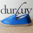 画像1: durbuy LITE - SALEcolor slip-on espadrille [BLUE] (1)