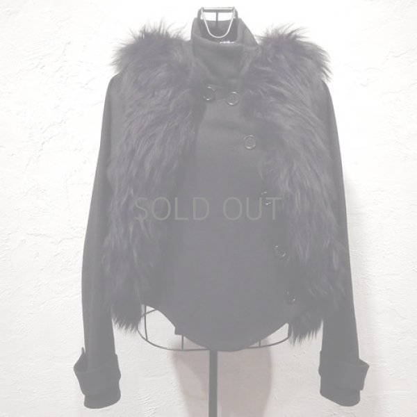 HARTMANN NORDENHOLZ - 2014 A/W loden wool with sheep fur jacket [BLACK]