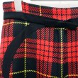 SIS by SPIJKERS en SPIJKERS - BOW SKIRT / RED×BLACK CHECK 