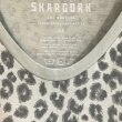 SKARGORN - #61 SHORT SLEEVE BOX TEE [LEOPARD WASH]