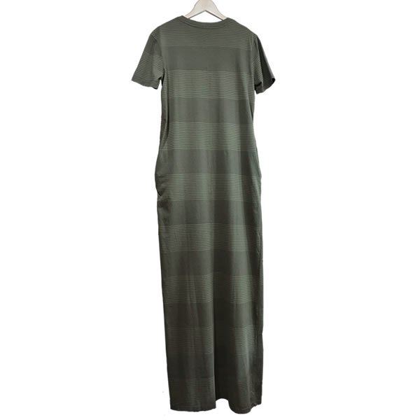 スカルゴーン 　ボーイフレンド ティ マキシ ドレス / ノリ×ブラック ウォッシュ