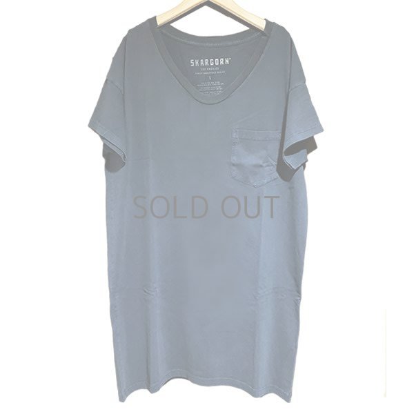 SKARGORN #60 BOX TEE DRESSVINTAGE NAVY WASH 