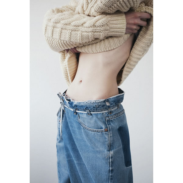 MAISON EUREKA - VINTAGE REWORK BIGGY PANTS / S＜デニムパンツ